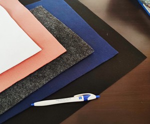 Rouleau de feutre perlé à aiguille poinçonnée, Non tissés PP - Product Image 1