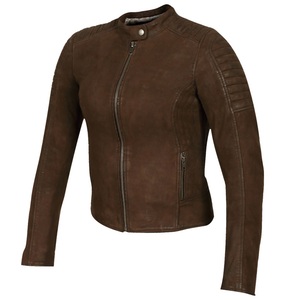 Mayorista Fabricante Señoras Ropa Biker Transpirable Chaqueta de moto de cuero genuino para las mujeres - Product Image 5