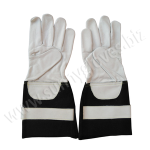 ถุงมือเชื่อมหนังอาร์กอน,งานเชื่อม CE Goatskin Cowhide - Product Image 4
