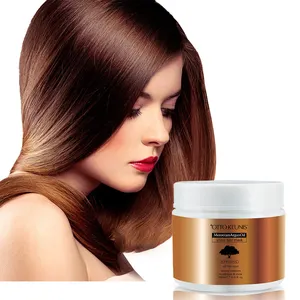 Riparare olio di Argan danneggiato liscio ammorbidire la stampa di seta prodotti per capelli trattamento all'ingrosso OEM ODM maschera per capelli per capelli crespi secchi spaccati