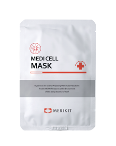 Masque facial en feuille de biocellulose Merikit, ingrédients chimiques, anti-âge, blanchissant, hydratant, pack familial, pour tous types de peau, parfum d'aloès - Product Image 1