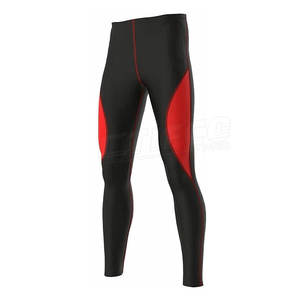 Pantalon de compression Cool Dry pour homme, pantalon de course à taille élastique avec poches - Product Image 2