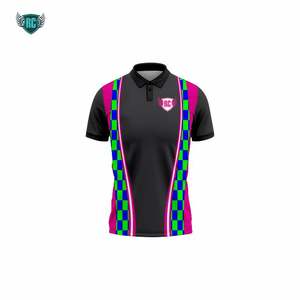 Polo personalizado Unisex más vendido nuevo diseño ropa deportiva transpirable talla grande para adultos logotipo personalizado impresión por sublimación - Product Image 2