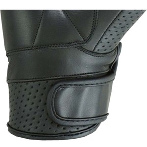 Keven Impex High Quality Cow Hide Leather Polyurethane <b>Touchscreen</b> Waterproof UV Protection Hook Loop Closure Racing <b>Gloves</b> - Product Image 5