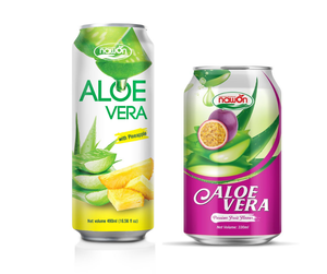Jus d'aloe vera pur 330 ml, boisson OEM, production de boissons, saveur de fruits tropicaux, export en vrac, fournisseur de marques privées, Vietnam - Product Image 1