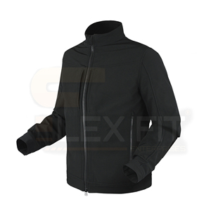 Veste de motard en laine respirante et imperméable pour homme, prix attractif, fermeture éclair intégrale, poches latérales, bleu marine uni, décontractée, hiver - Product Image 2