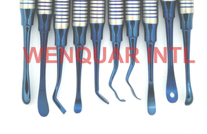 Kit de elevador Dental para dentistas, 10 piezas, elevador de implante de acero inoxidable de alta calidad - Product Image 6