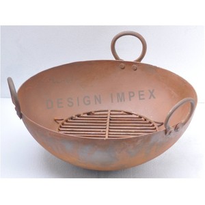 Fournitures ménagères tendance Grand bol de cuisson pour mariage Noël Utilisation la plus tendance foyer extérieur et Kadai avec 3 poignées - Product Image 5