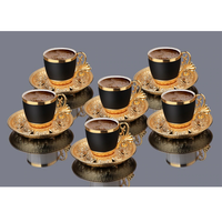 Ensembles de Tasses à Café Turc de 6 Style Ottoman Grec Anatolien Arabe, Service à Thé Tasses à Espresso en Cuivre, Lots Cadeaux Islamiques en Gros Amazon FBA
