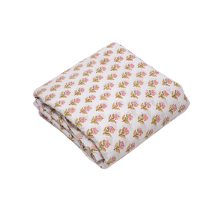 Tissu 100% coton fait à la main bel imprimé floral pour vêtements pour femmes couverture de couture légère pour garçons - Product Image 3
