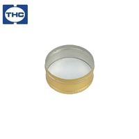 Capuchons ROPP en aluminium de 38 mm, anti-effraction et de qualité alimentaire, avec insert circulaire en PE/PP/composé, personnalisables pour bocaux - Vente en gros