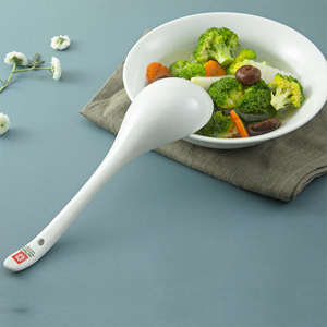 Cucharón de porcelana blanca para sopa, fabricante de comida, venta al por mayor, OEM-2022 - Product Image 5