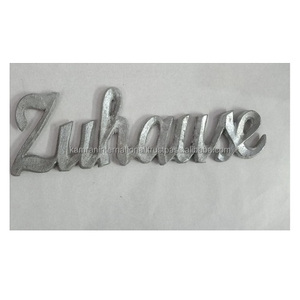 Diseñador de Metal de aluminio pulido forma de letra colgante decorativo hogar Hotel personalizado impreso deportes Logo artesanía modelo de regalo - Product Image 5