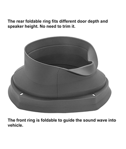 Edge SPB69 Kits de déflecteurs d'enceintes de voiture pliables en silicone 6x9 pouces avec mousse alvéolée, pour l'amélioration de la qualité sonore et des enceintes - Product Image 2