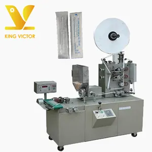 KV High Speed Auto PLC Servo Motor Control System Four Side Disposable Medical Specimen Collection Swab Packing Machine