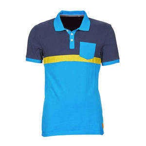 Polo de hombre hecho a medida, Camiseta de algodón y LICRA, decoración de botones de talla grande estirable, impresión personalizada para jóvenes - Product Image 4