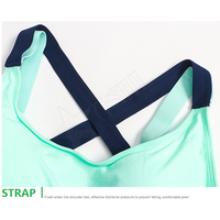 Sujetador deportivo sin costuras de alta calidad para mujer, ropa activa de entrenamiento de gimnasio transpirable para yoga, ejercicio físico