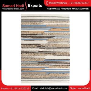 2024 Thiết Kế Mới Nhất Colourful Làm Bằng Tay Len Ấn Độ Thêu Thảm Và Thảm Để Bán Tại Cung Cấp Số Lượng Lớn - Product Image 3