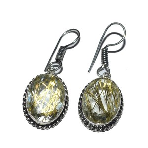 Wholesale Fashion Agate <b>Silver</b>/Gold Plated <b>Charm</b> Earrings for Women/Unisex - Product Image 1