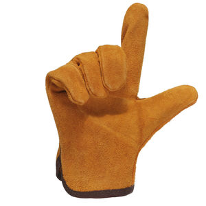 Guantes de Conducción de Cuero Vacuno Dividido con Pulgar Recto, Resistentes al Calor, de Uso General, Grado AB, Sin Forro, Guantes de Trabajo de Alta Resistencia - Product Image 5