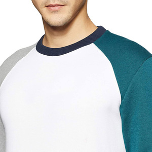 New Factory Custom Logo Solid Color 60% cotton 40% polyester Sweatshirt Wholesale Men's Crewneck Sweatshirt - Product Image 3