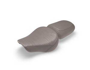 Funda de Asiento Plateada Marrón KXA00122, Nueva, Clásica, Repuesto Original para Royal Enfield India 350, Compatible con Royal Enfield As Earliest Crown - Product Image 1