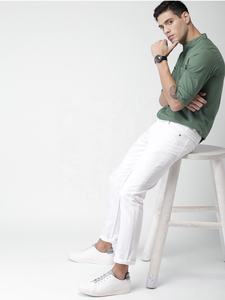 Men's Designer Solid <b>Buttons</b> Stand Three-Quarter Plus Size Anti-Wrinkle Breathable <b>Shirt</b> High Quality 100% Cotton Quick Dry - Product Image 4