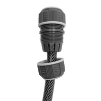 Penyambung Selang Taman ABS Lembut dan Nyaman 13/16/19mm, Konektor Perbaikan Selang 1/2" 5/8" 3/4" untuk Irigasi dan Penyiraman