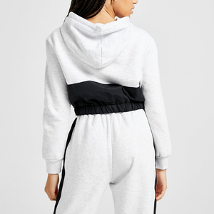 Sweat à capuche court pour femme, multicolore, tenue de fête, court, tendance, - Product Image 4