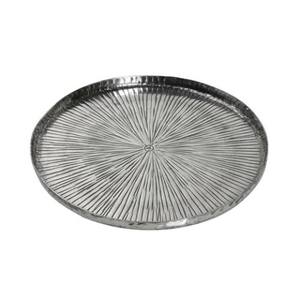 Vajilla de lujo para Hotel, plato para servir alimentos, bandeja Hexagonal chapada en oro, plato para servir de aluminio y Metal pulido brillante, Navidad - Product Image 4