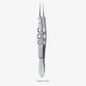 เครื่องมือผ่าตัดคีม Castroviejo เย็บผูกคีมฟันตรงคีมผ่าตัดเย็บผูกเครื่องมือ
