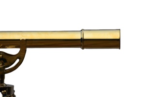 Telescopio Maestro de puerto de un solo barril de latón brillante náutico con soporte de trípode de pie de suelo de madera telescopio de aventura al aire libre - Product Image 4