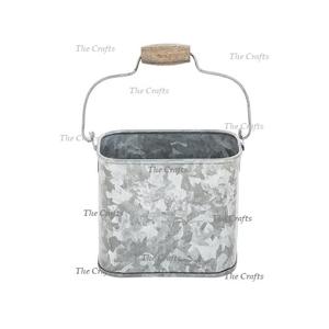 Porte-couverts galvanisé au design classique avec poignée, qualité supérieure, à prix avantageux - Product Image 2