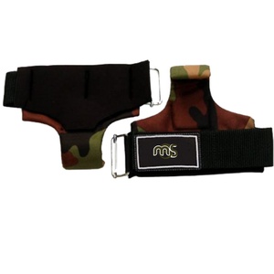 Ganchos de muñeca de neopreno Premium para deportes, correas para levantamiento de pesas, agarre máximo, entrenamiento físico, muñecas, soportes, bolsas de hierro - Product Image 1