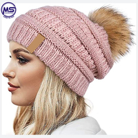 Nuevos Gorros de Punto de Lana 100% Personalizados para Mujer, Cálidos para Invierno, Casuales, Antipolvo y Transpirables