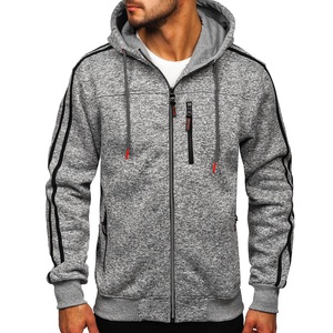 Sudadera con capucha estampada personalizada para hombre, sudaderas deportivas lisas con cuello con cremallera, jersey de talla grande, sudaderas con capucha, ropa - Product Image 1