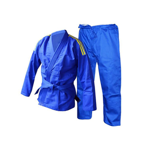Uniforme azul de Karate para hombre, traje de Taekwondo MMA para entrenamiento de artes marciales - Product Image 1