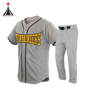 Uniforme de Baseball personnalisé, uniforme de Baseball pour hommes, 100% Polyester, haut Ten, vente en gros, nouvelle collection, vente en gros - Product Image 2