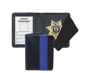 Leather <b>Clip</b> Belt Badge Holder Cases Leather ID Card Holder Wallet ID Wallet - Product Image 5
