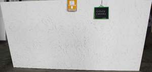 Grandes dalles de quartz de carrare nuageux de style design industriel Pierre artificielle de haute qualité - Product Image 6