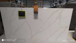 Calcatta Design moderne classique 93% dalle de quartz naturel 30mm d'épaisseur garantie à vie écologique pour les comptoirs de maison - Product Image 2