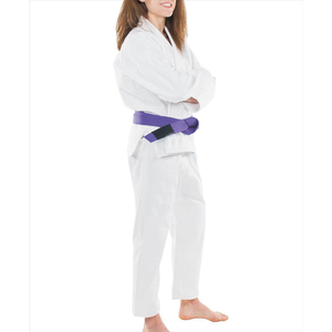 100% algodón brasileño Gi ropa deportiva Kimonos plano Jiu Jitsu traje fino gordo mujeres conjuntos de gran tamaño estilo OEM uniformes artes marciales - Product Image 6