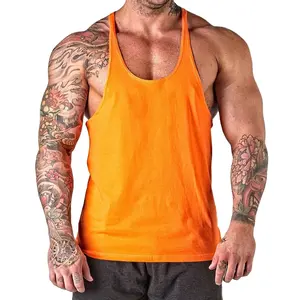 Großhandel individuelle Fitnessunterwäsche Druck lockere lässige Tanktops