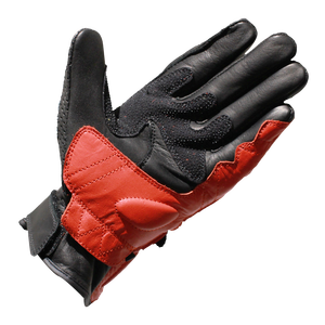 Guantes de carreras de cinco dedos de cuero genuino de calidad superior a prueba de viento pantalla táctil motocicleta Unisex deportes ciclismo protector - Product Image 2