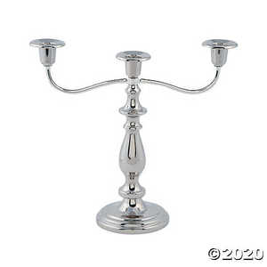 Candelabro decorativo de cristal con 5/3 brazos, candelabro con portavelas - Product Image 4