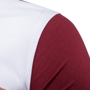 Camiseta de algodón informal de manga larga con cuello redondo para hombre, camiseta elegante de Color - Product Image 5