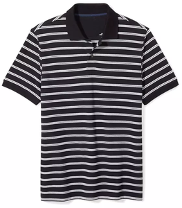 T-shirt de sport pour homme grande taille 100 % coton, séchage rapide, respirant, lavé, col roulé, manches courtes, vierge, pour l'été et les activités de plein air - Product Image 1