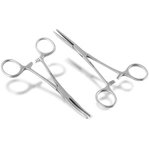 Pinzas Hemostáticas Curvas Kelly de 14 cm, Instrumento Quirúrgico Médico Recto, Acero Inoxidable de Alta Calidad, Precio de Fábrica INNOVAMED - Product Image 2
