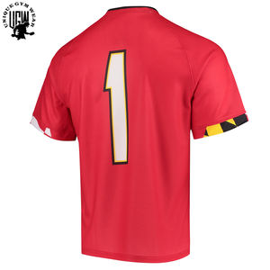 UNIQUE GYM WEAR Maillot de lacrosse unisexe à manches courtes, sublimé, 100% coton biologique, séchage rapide, respirant, prix abordable, meilleure qualité - Product Image 5