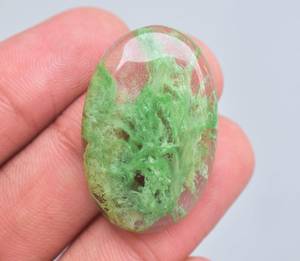 Green <b>Cherry</b> Quartz Cabochon Garden Moss Quartz Gemstone Wholesale Green Strawberry Aqua <b>Cherry</b> Quartz - Product Image 6